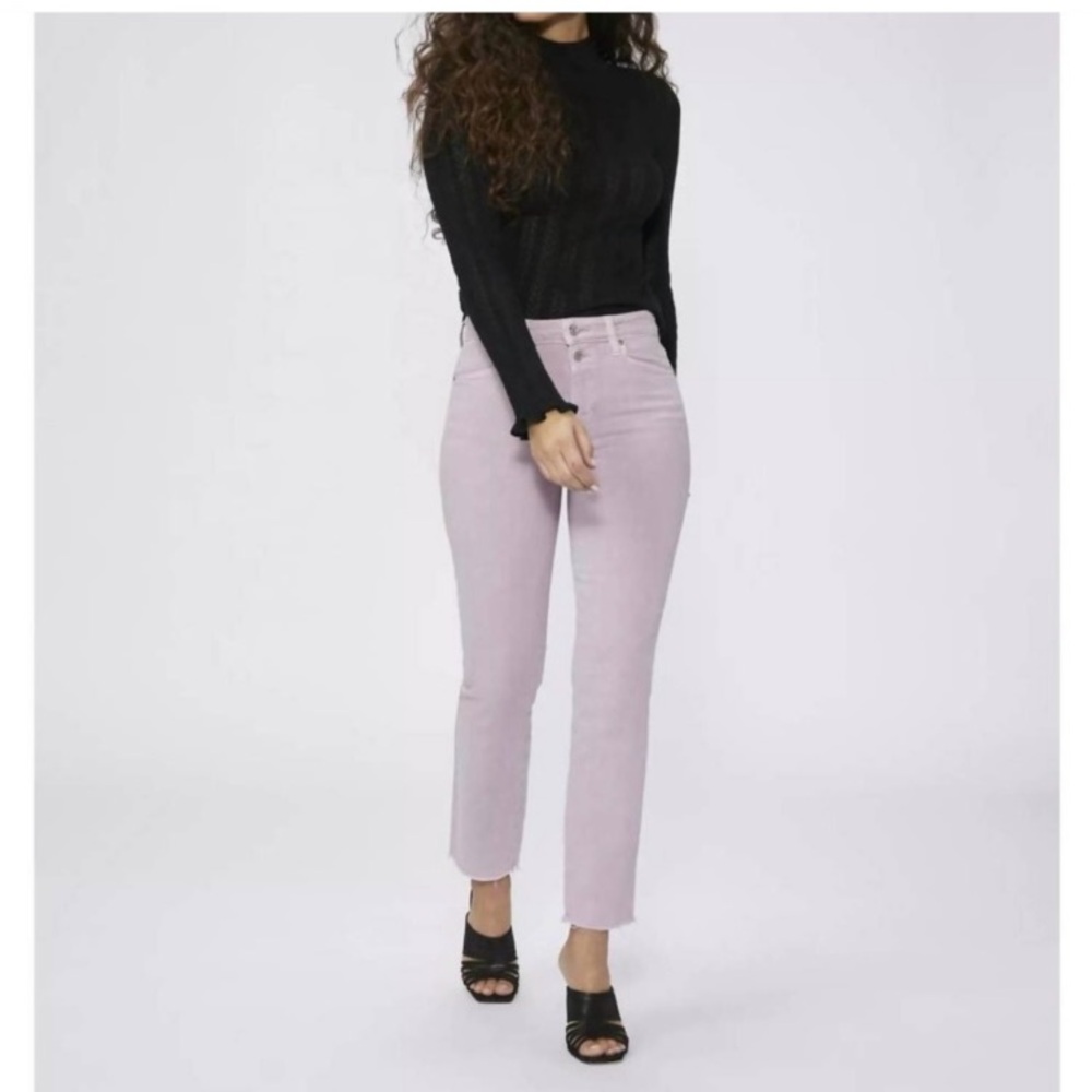 NWT PAIGE Vintage Rosey Pink jeans, size 25
